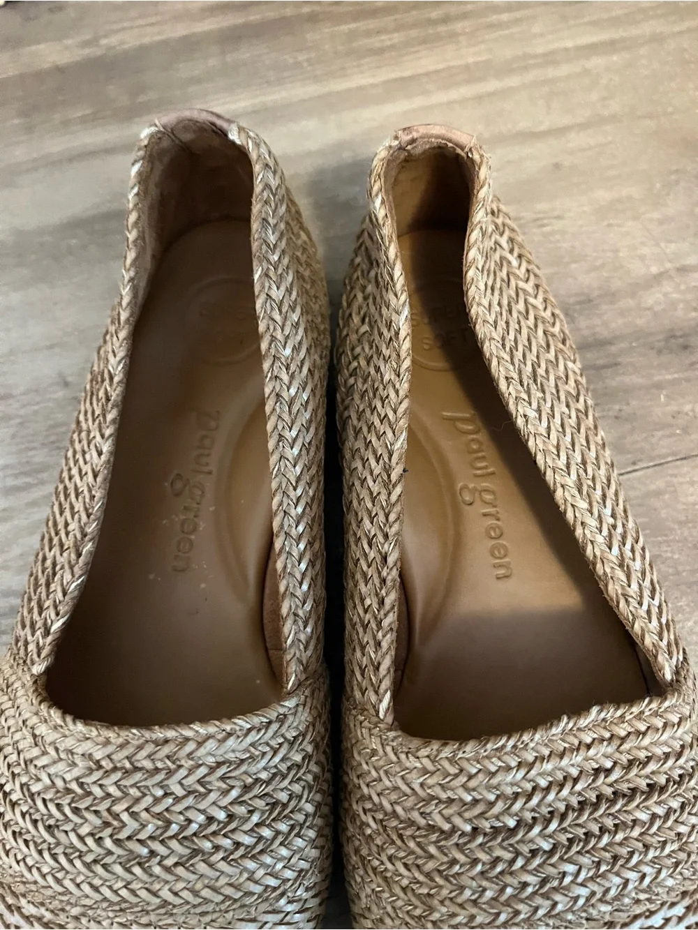 Authentic Paul Green Lori Woven Flats